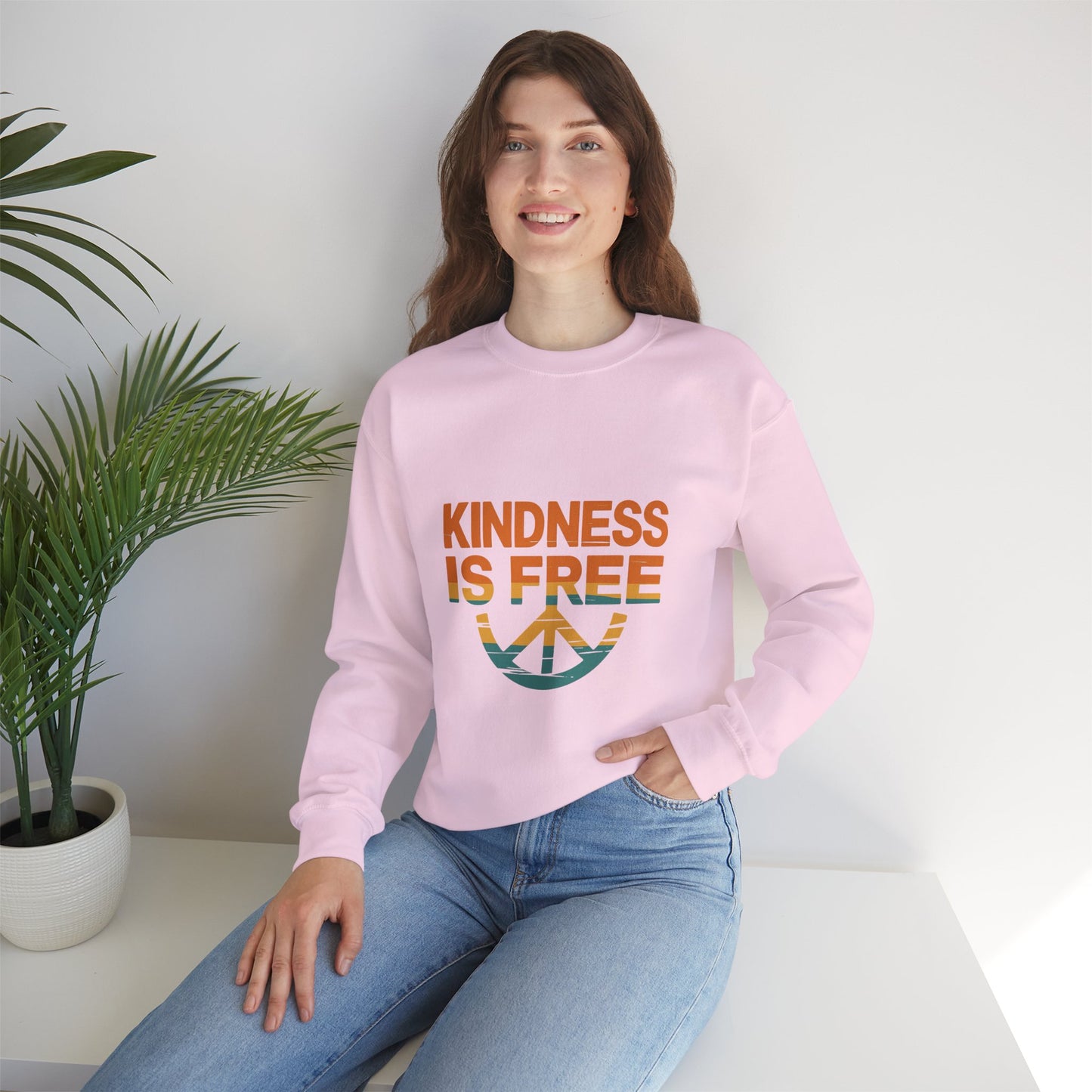 Unisex Kindness is Free Crewneck Sweatshirt