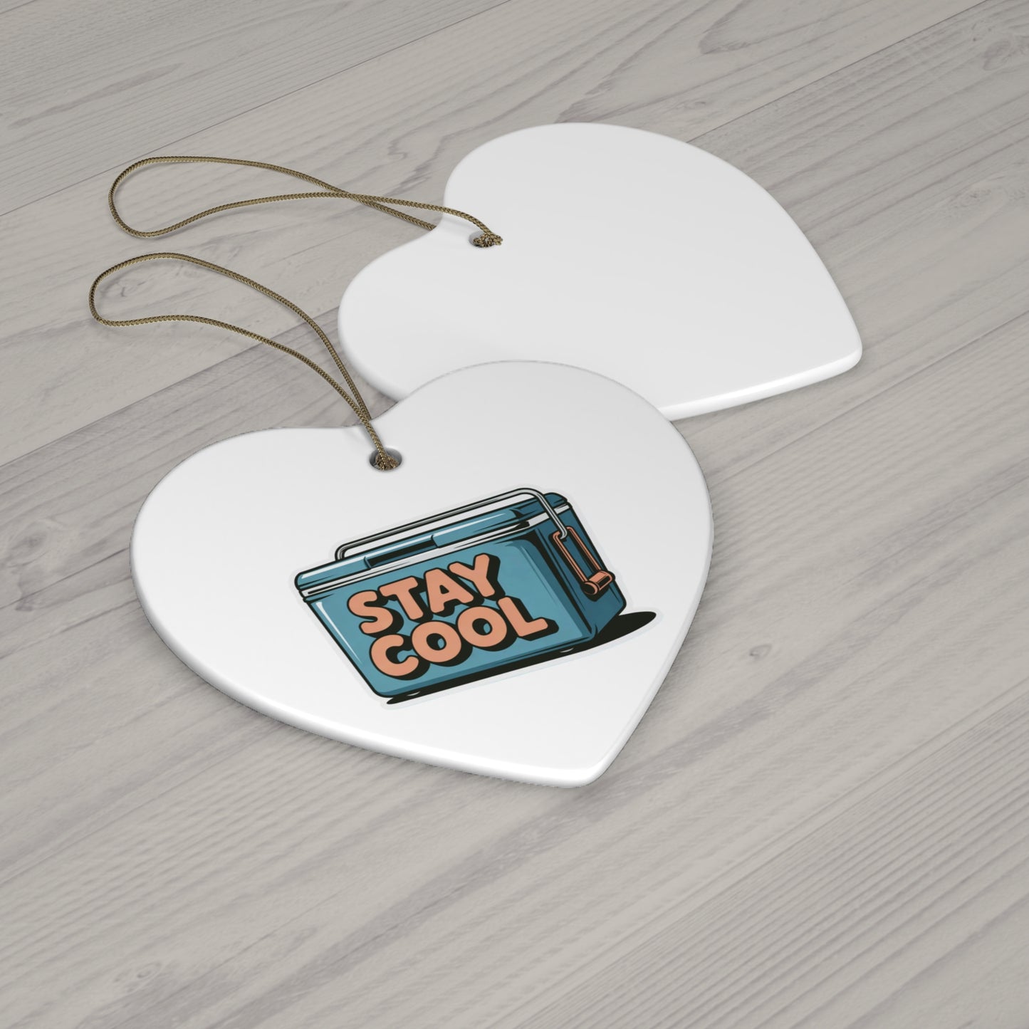 Stay Cool Ceramic Ornaments - Fun Holiday Decorations