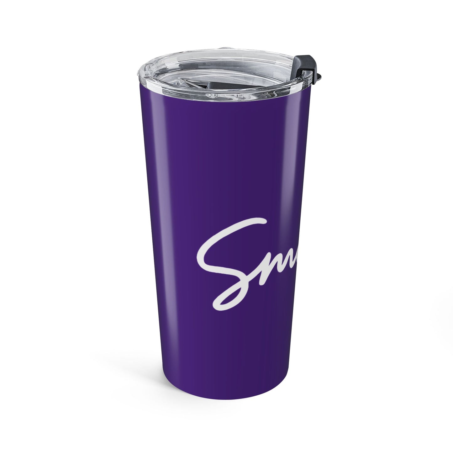 Purple/White Smile 20oz Tumbler - Customizable Drinkware for Every Occasion