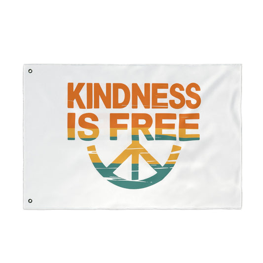 Peaceful Kindness Double Sided Flag