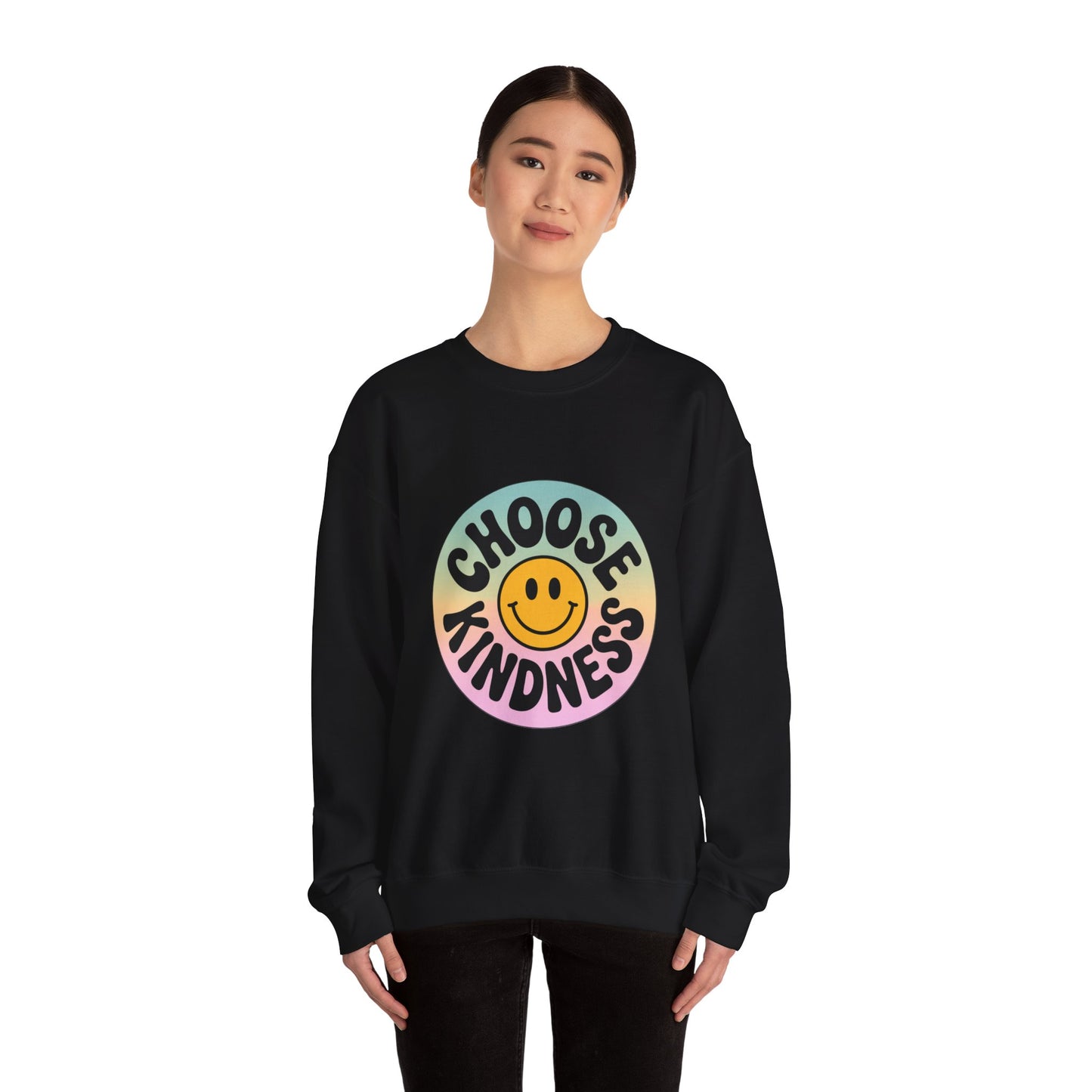 Choose Kindness Unisex Crewneck Sweatshirt - Positive Vibes Apparel