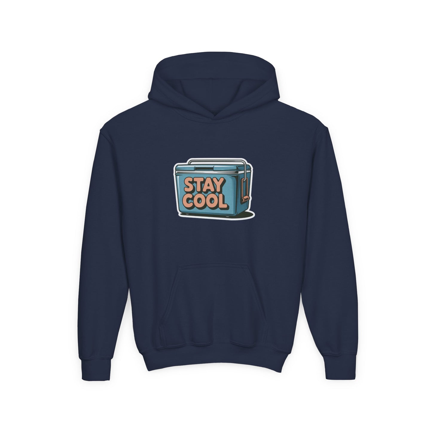 Youth Hooded Sweatshirt - Stay Cool Graphic