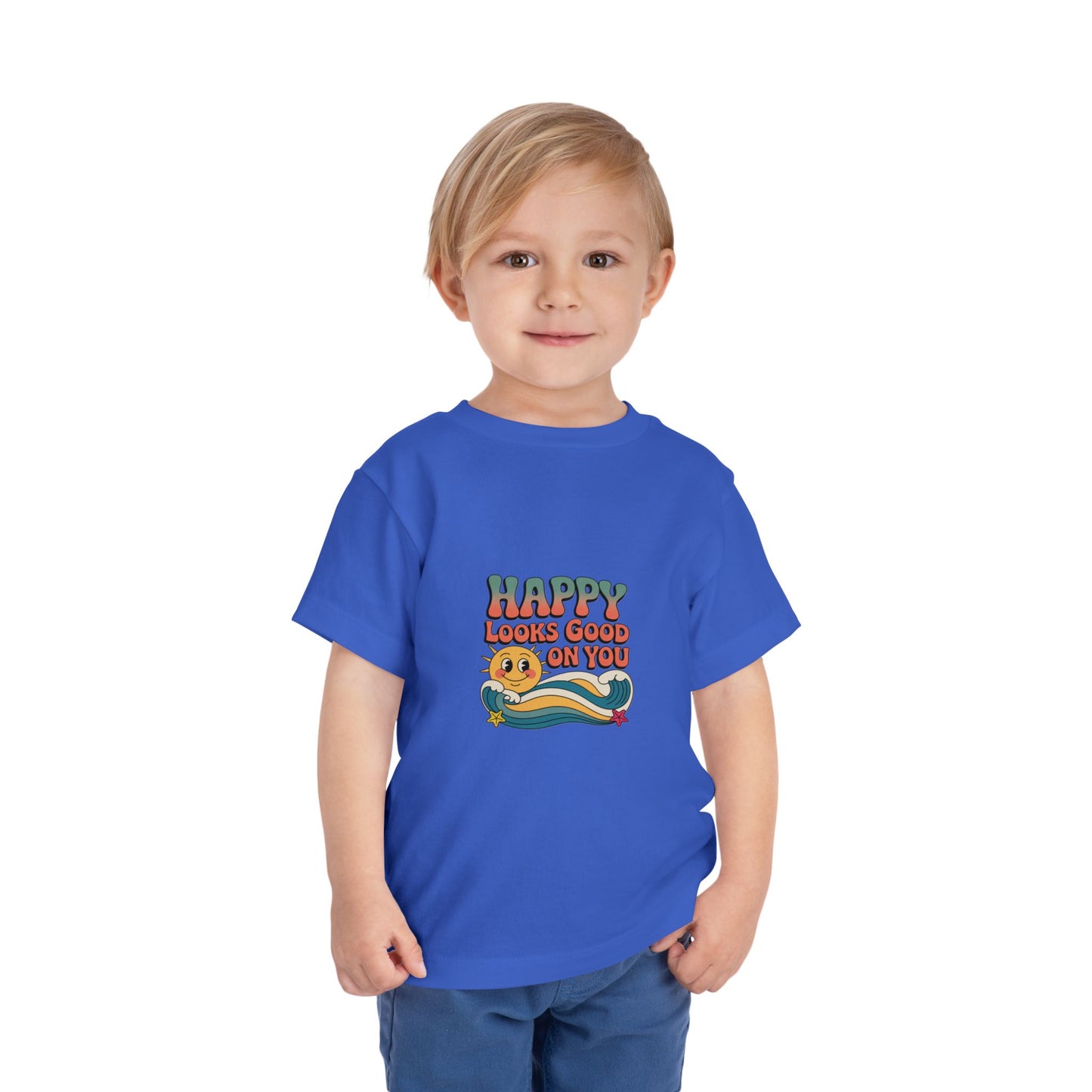 Happy Looks Good On You Toddler Tee