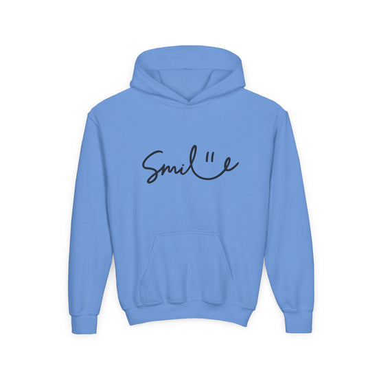 Smile Youth Heavy Blend Hoodie - Cozy, Cheerful Sweatshirt for Kids
