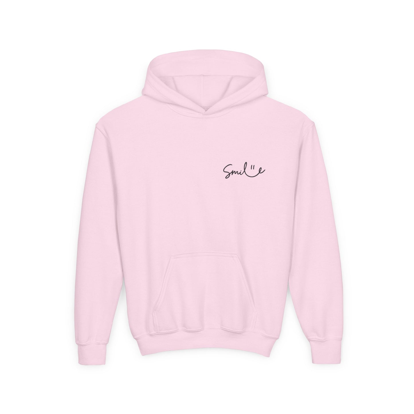 Smile Youth Hoodie - Cozy Heavy Blend Sweatshirt for Kids