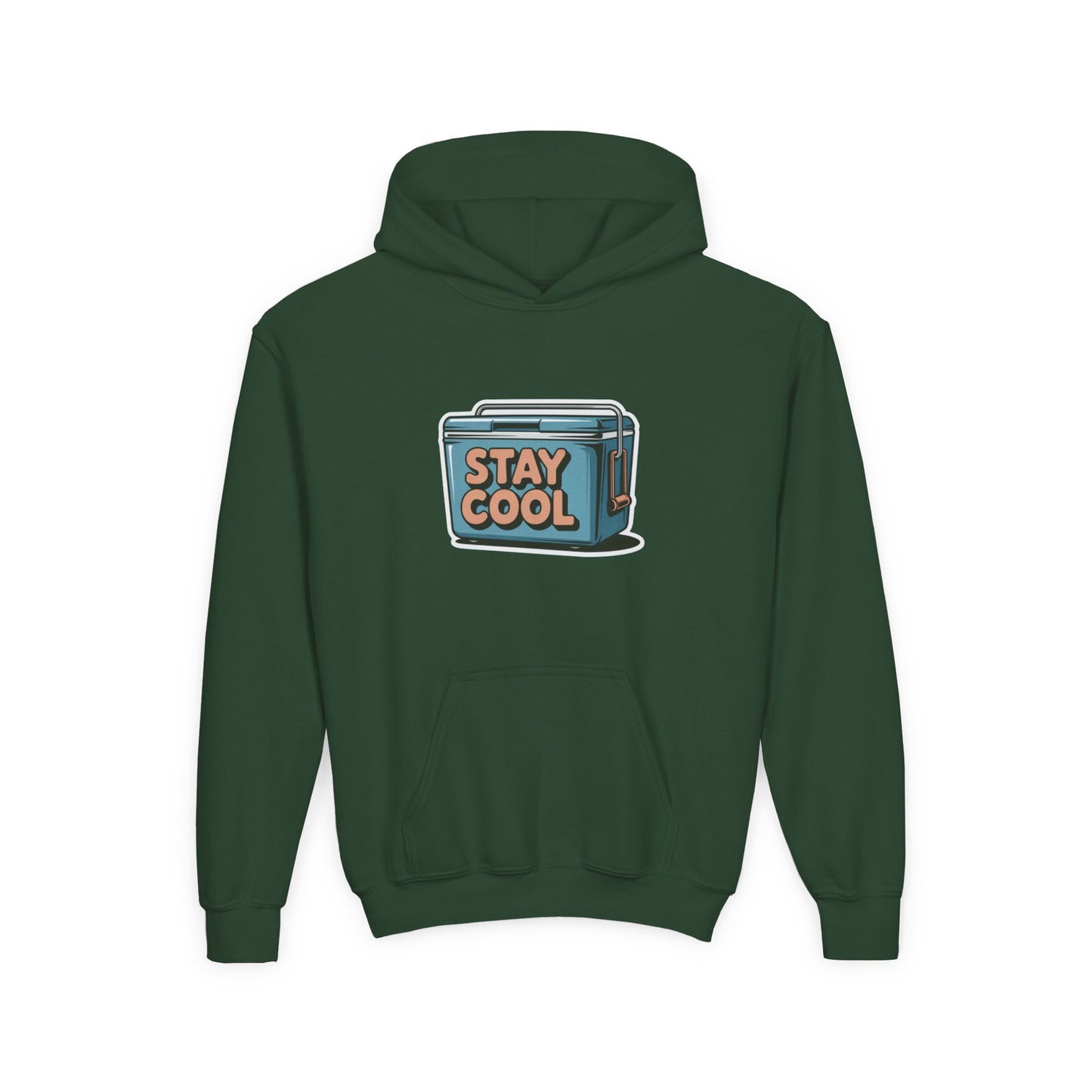 Youth Hooded Sweatshirt - Stay Cool Graphic