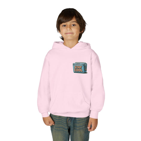 Youth Hooded Sweatshirt - Stay Cool Graphic