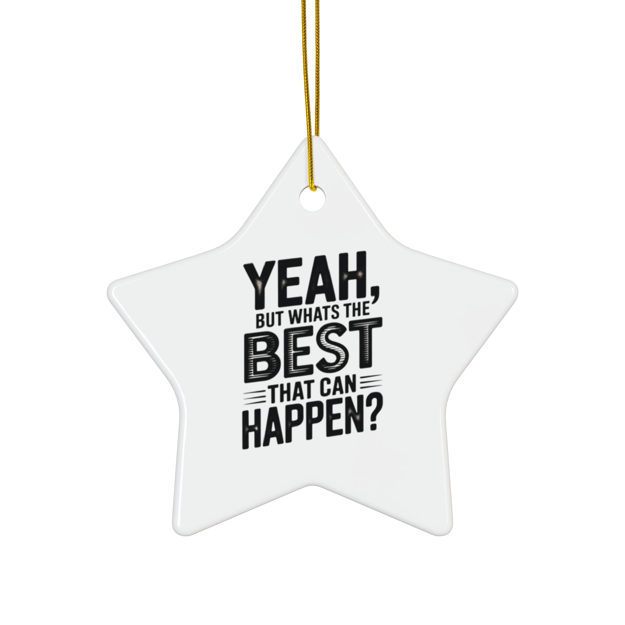 Star Ceramic Ornament - 