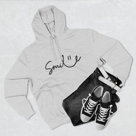 Smile Fleece Hoodie - Cozy and Stylish Pullover for Everyday Comfort