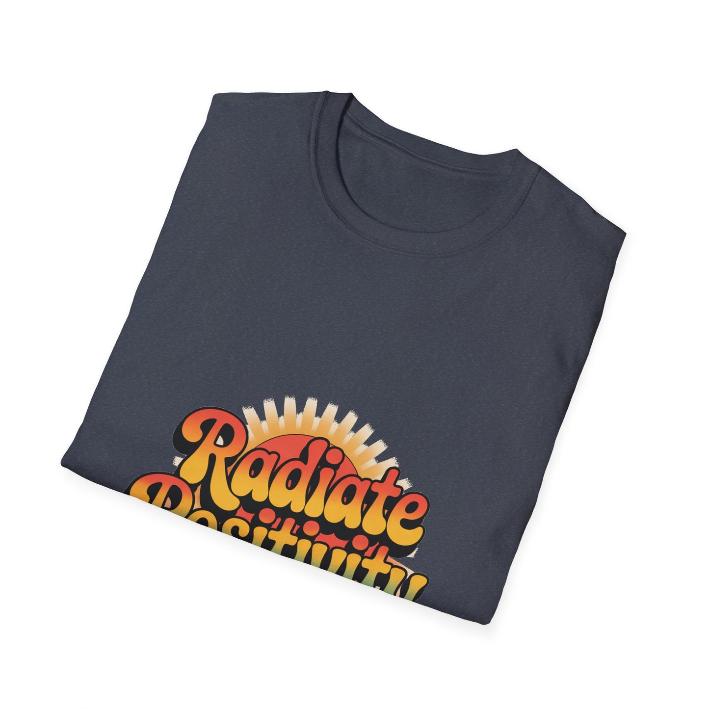 Radiate Positivity Unisex Softstyle T-Shirt - Feel Good Vibes
