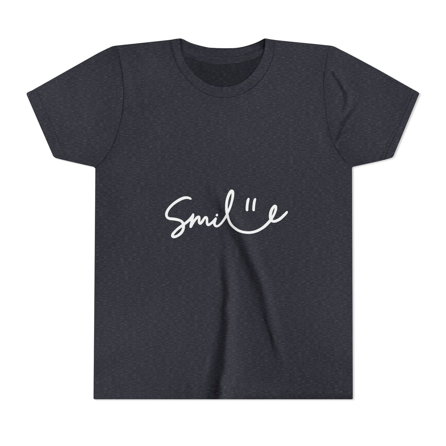 Smiley Youth Short Sleeve Tee - Positive Vibes for Kids