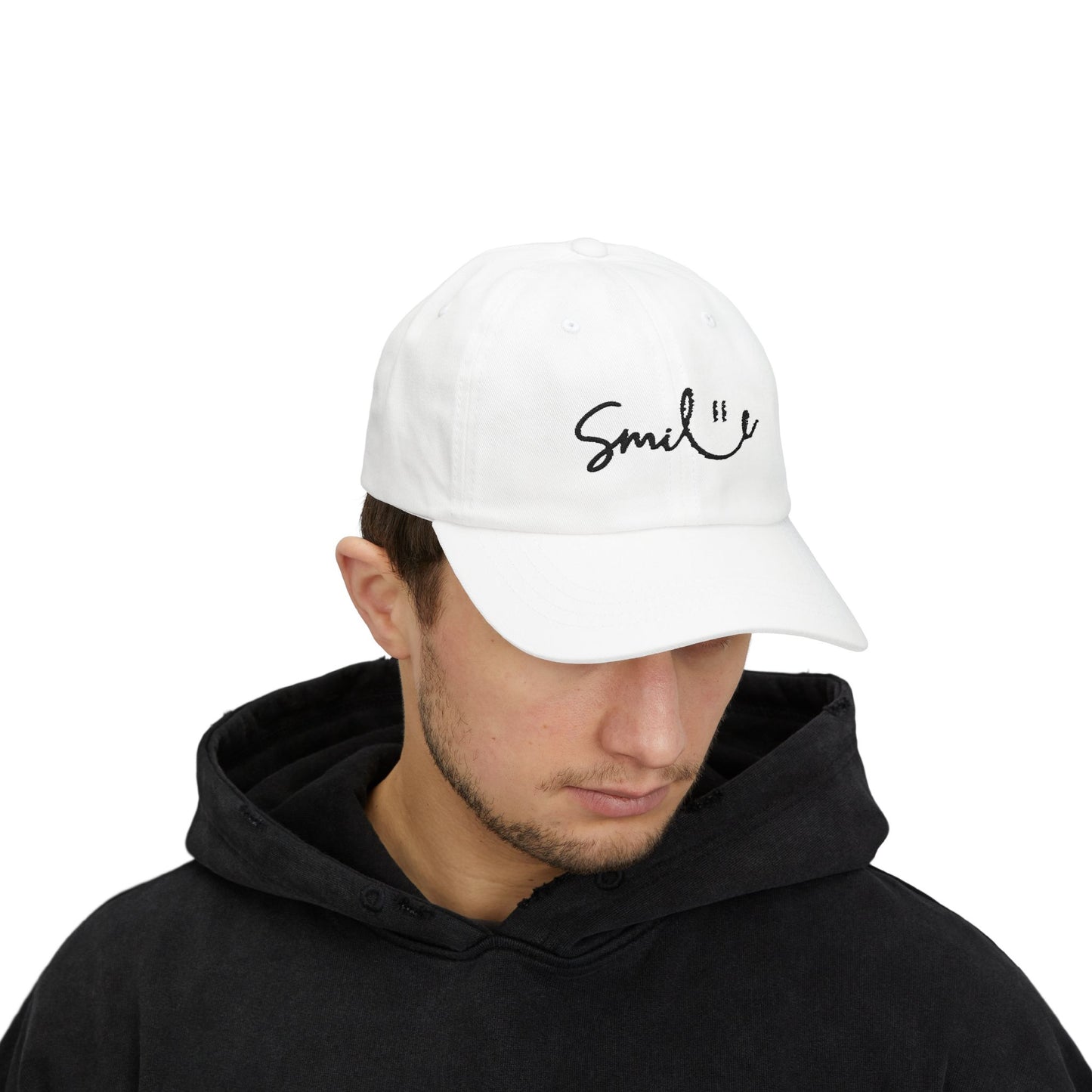 Smile Dad Cap – Embroidered Happy Face Baseball Hat