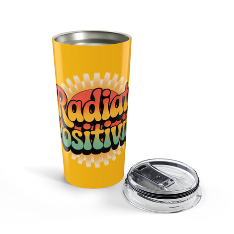Yellow Radiate Positivity Tumbler 20oz