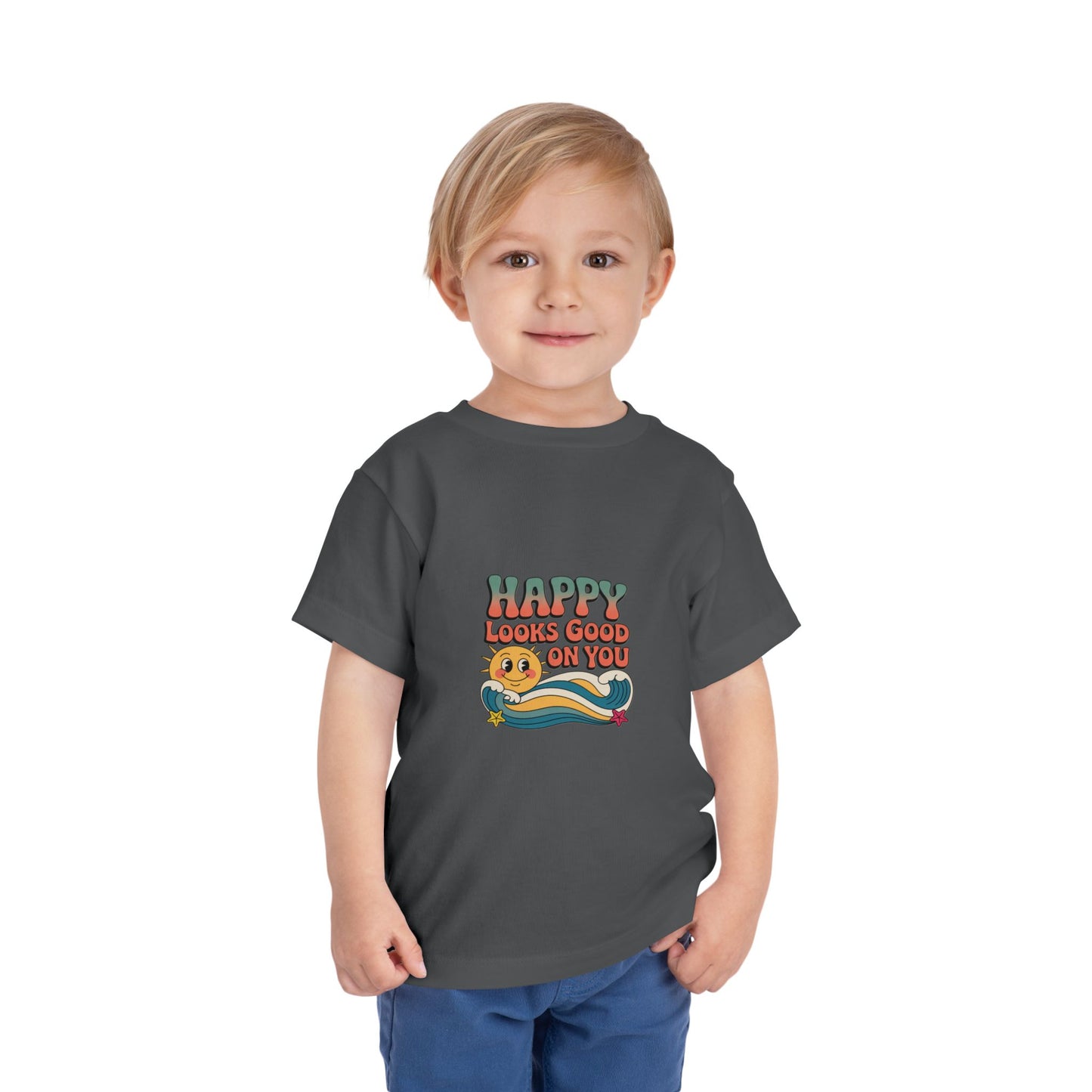 Happy Looks Good On You Toddler Tee
