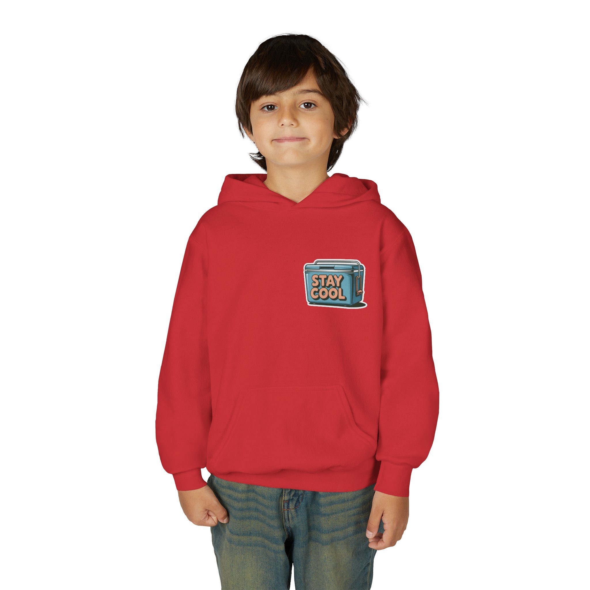Youth Hooded Sweatshirt - Stay Cool Graphic