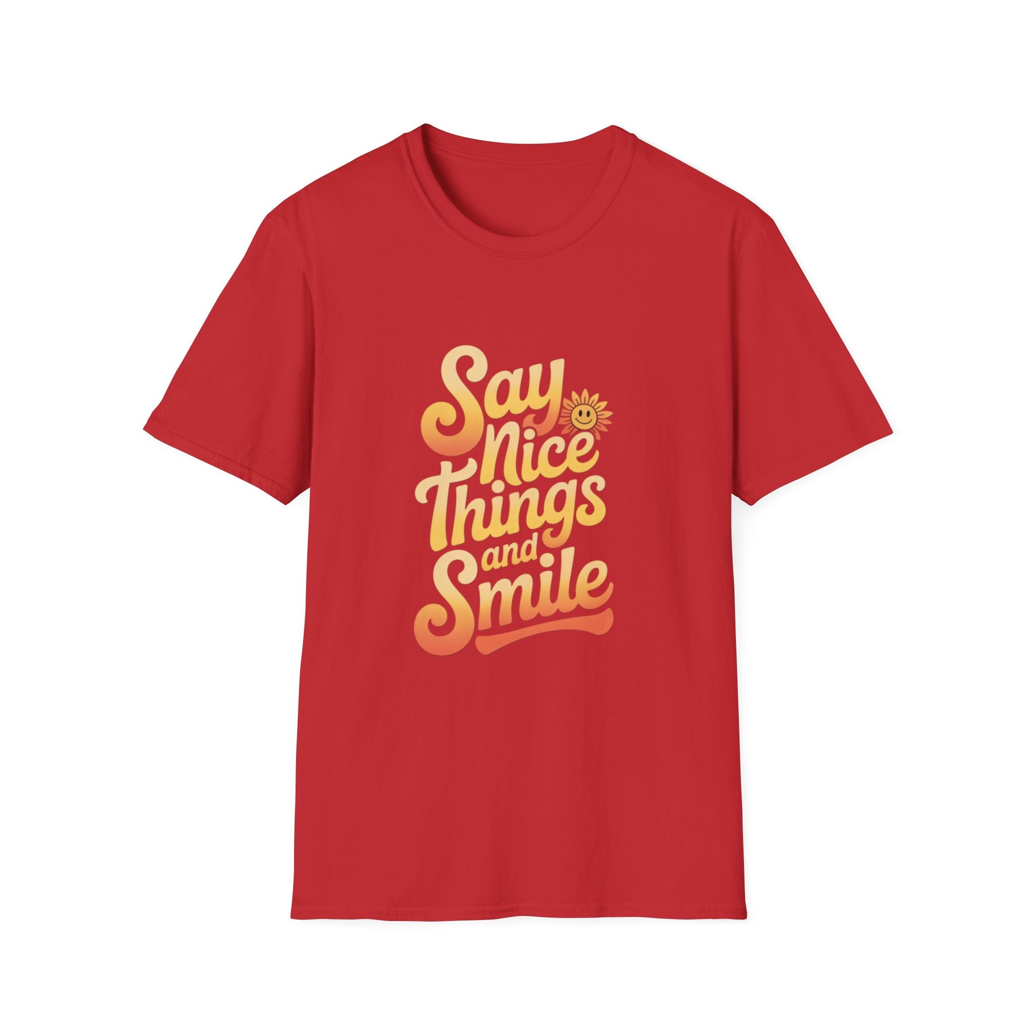 Positive Vibes Unisex Softstyle T-Shirt - 