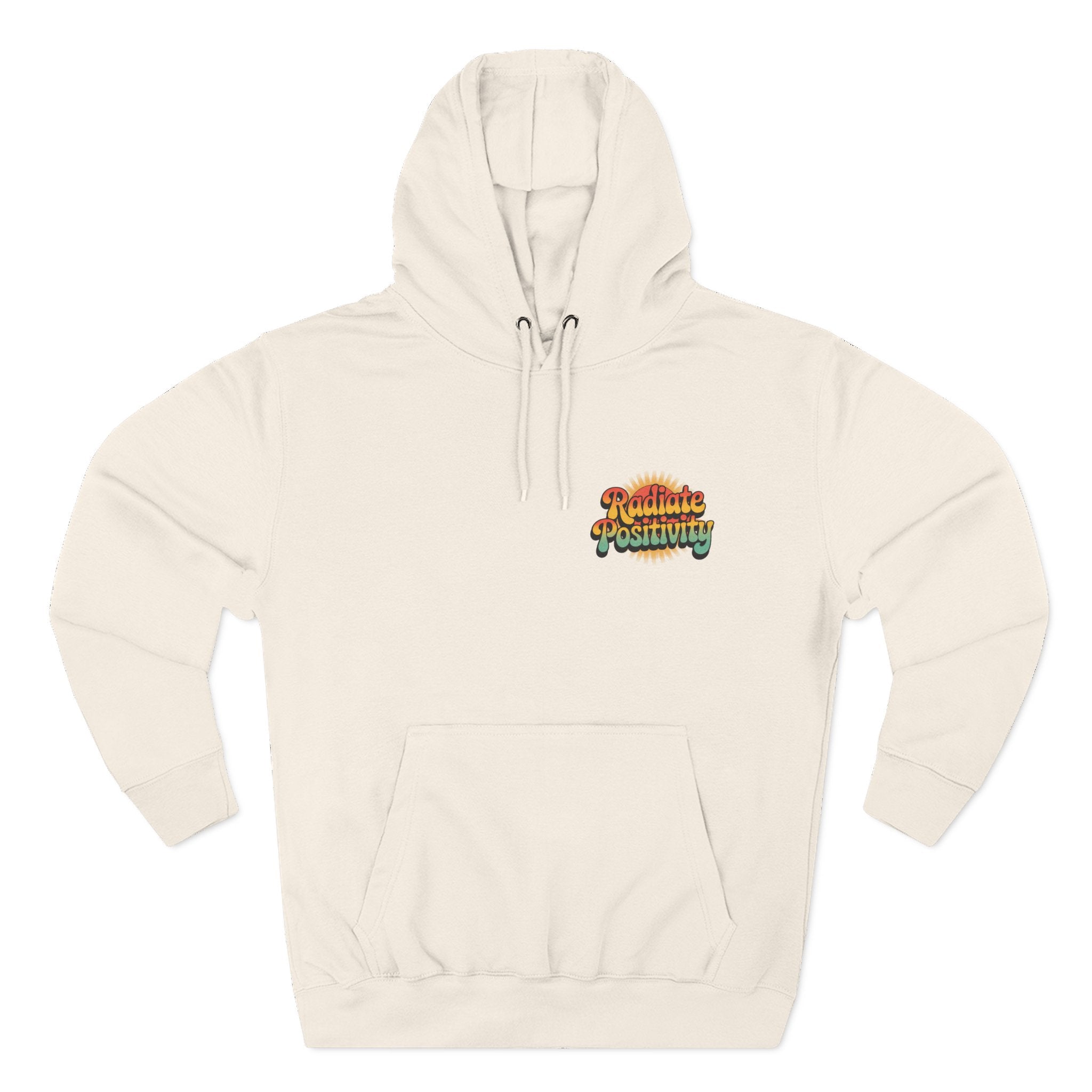 Radiate Positivity Three-Panel Fleece Hoodie