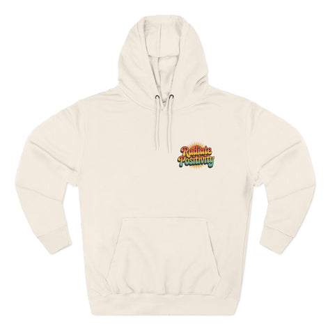 Radiate Positivity Three-Panel Fleece Hoodie