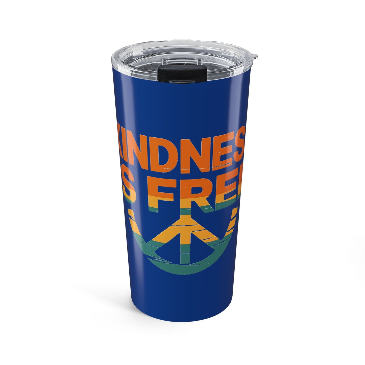 20oz Kindness Is Free Tumbler - Inspiring Quote Travel Mug