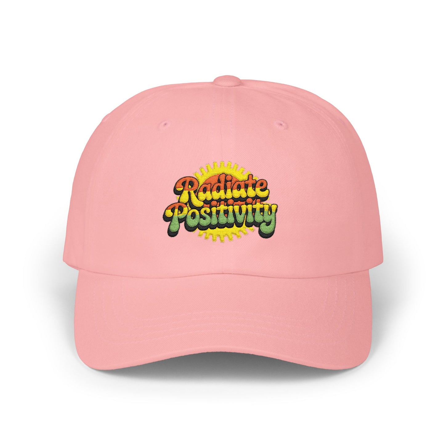 Classic Cap — Radiate Positivity Embroidered Baseball Hat