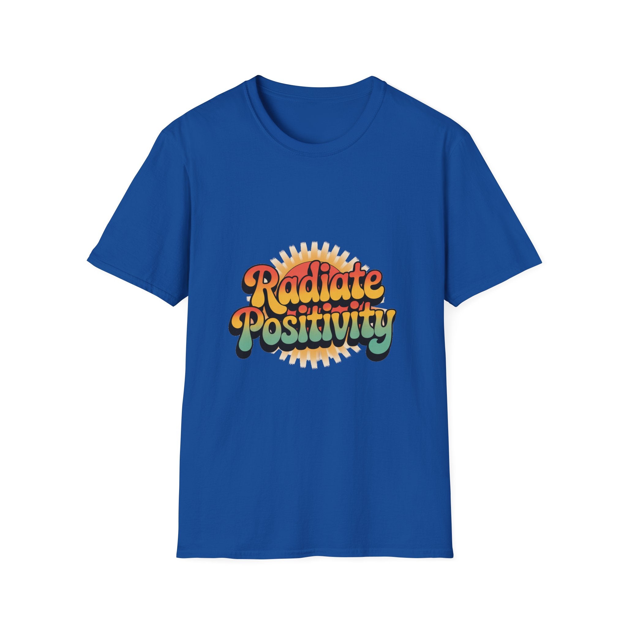 Radiate Positivity Unisex Softstyle T-Shirt - Feel Good Vibes