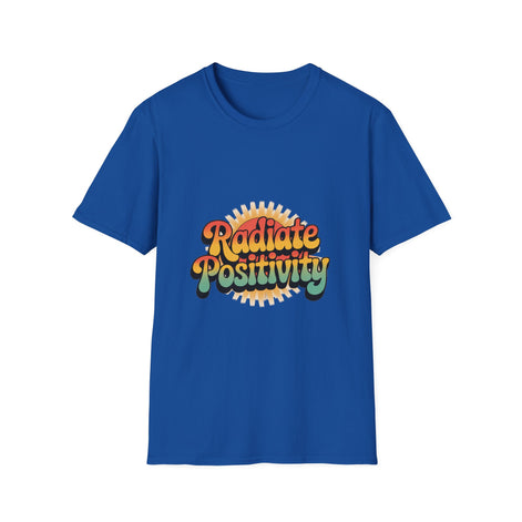 Radiate Positivity Unisex Softstyle T-Shirt - Feel Good Vibes