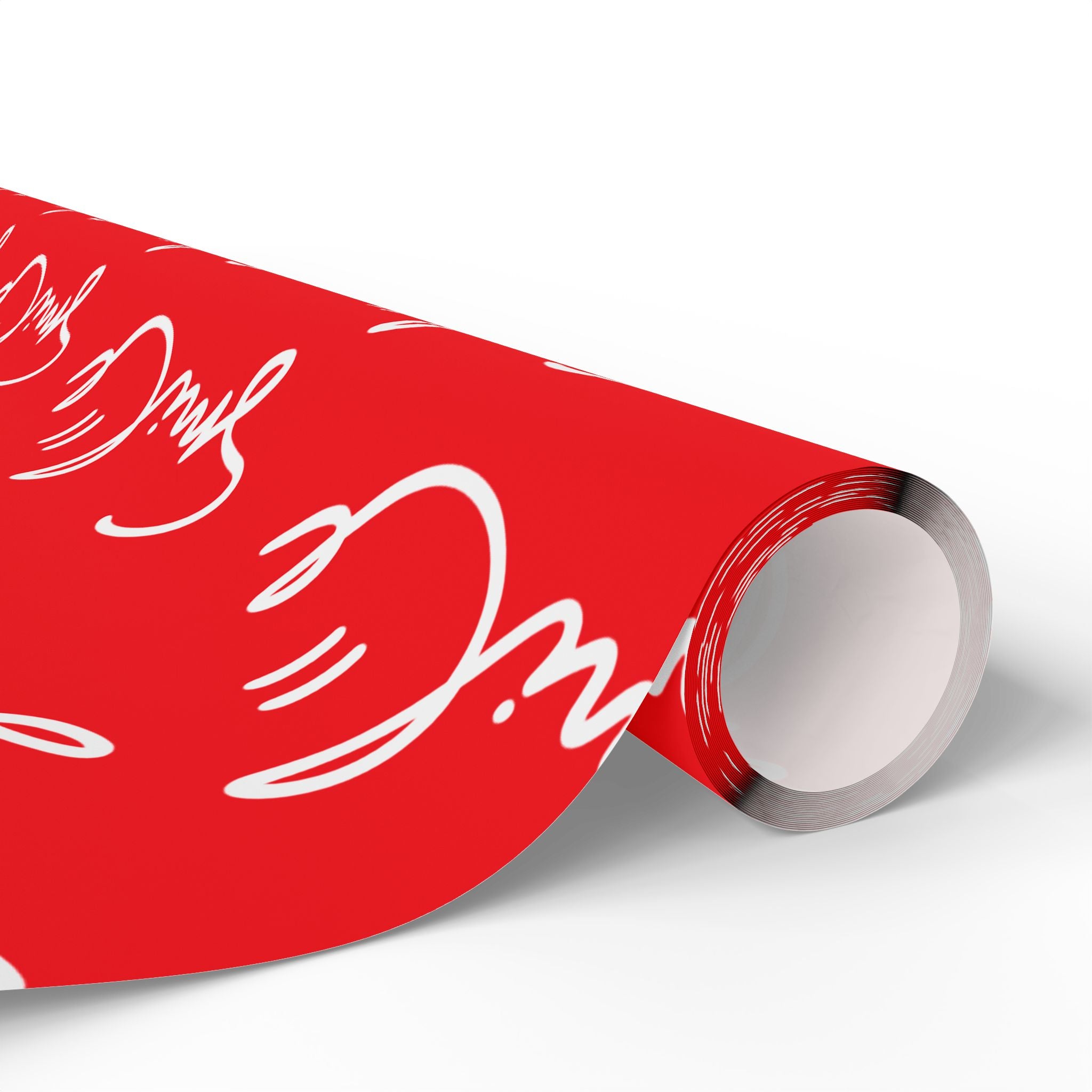 Red Smile Stylish Gift Wrapping Paper for Any Occasion
