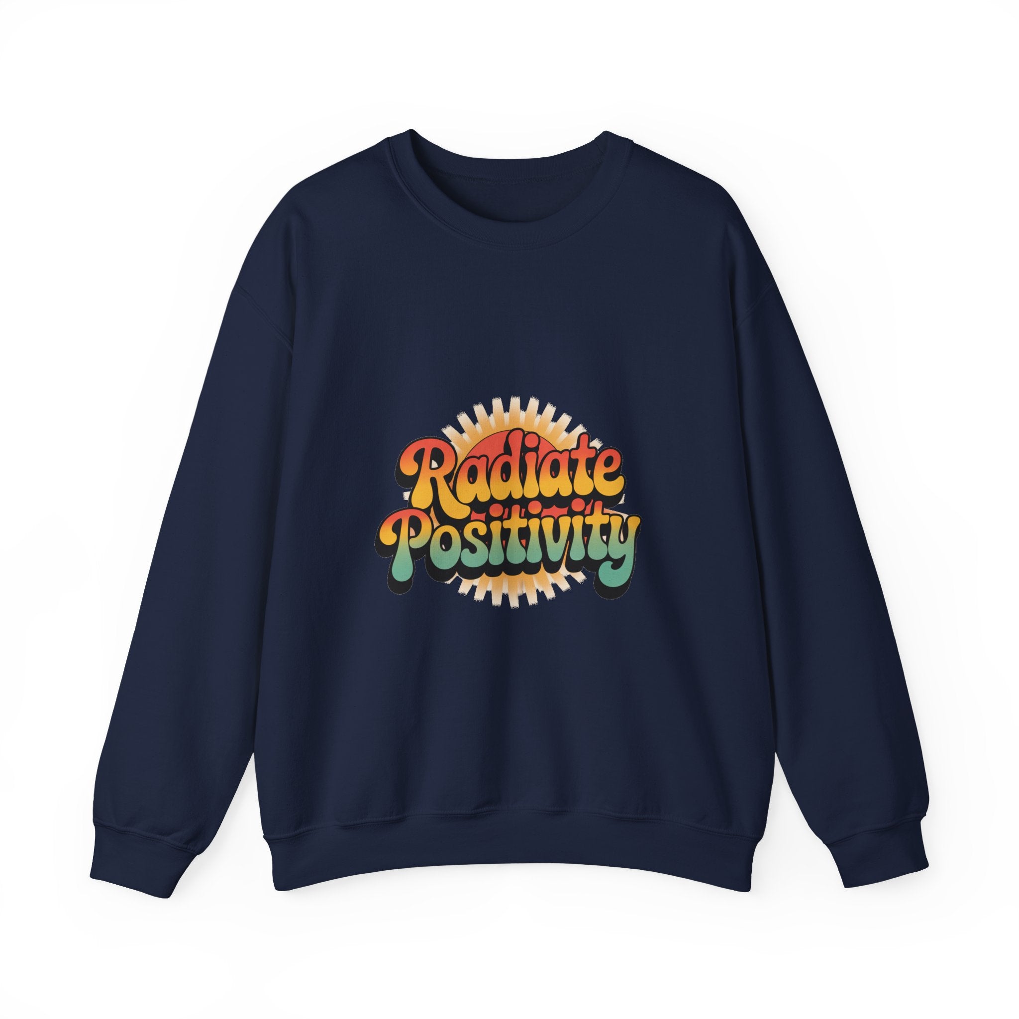Radiate Positivity Unisex Heavy Blend Crewneck Sweatshirt