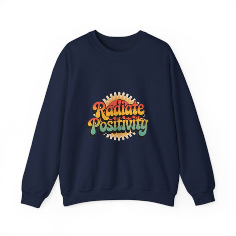 Radiate Positivity Unisex Heavy Blend Crewneck Sweatshirt