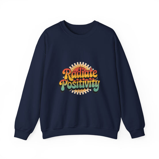 Radiate Positivity Unisex Heavy Blend Crewneck Sweatshirt