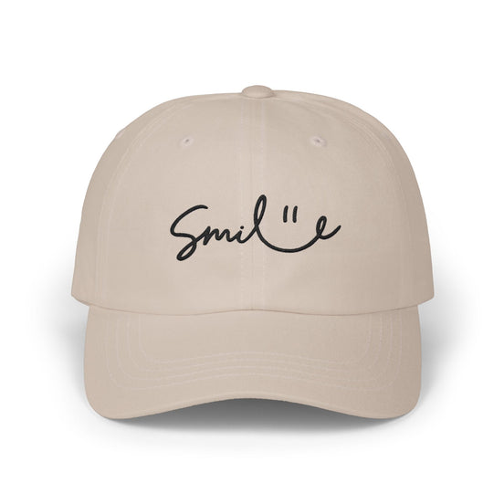 Smile Dad Cap – Embroidered Happy Face Baseball Hat