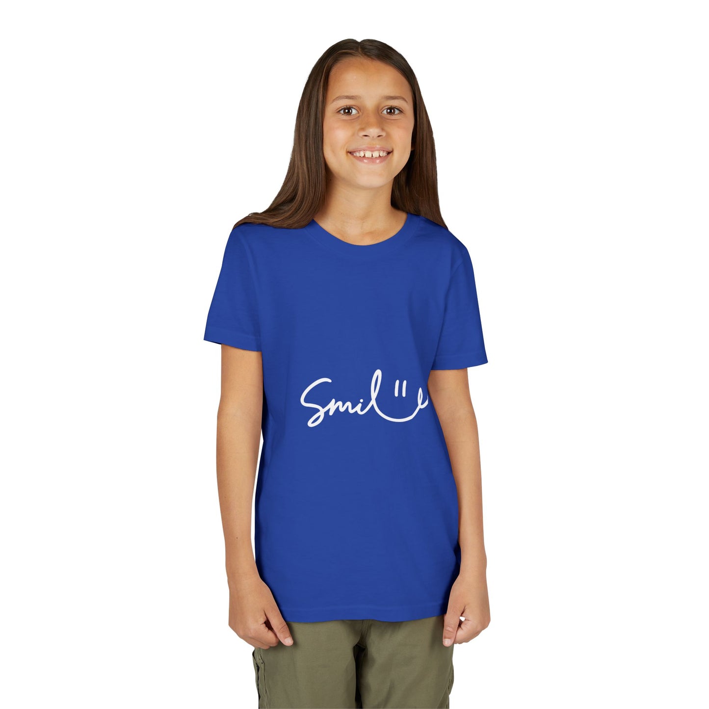 Smiley Youth Short Sleeve Tee - Positive Vibes for Kids