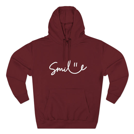 Smile Fleece Hoodie - Cozy and Stylish Pullover for Everyday Comfort