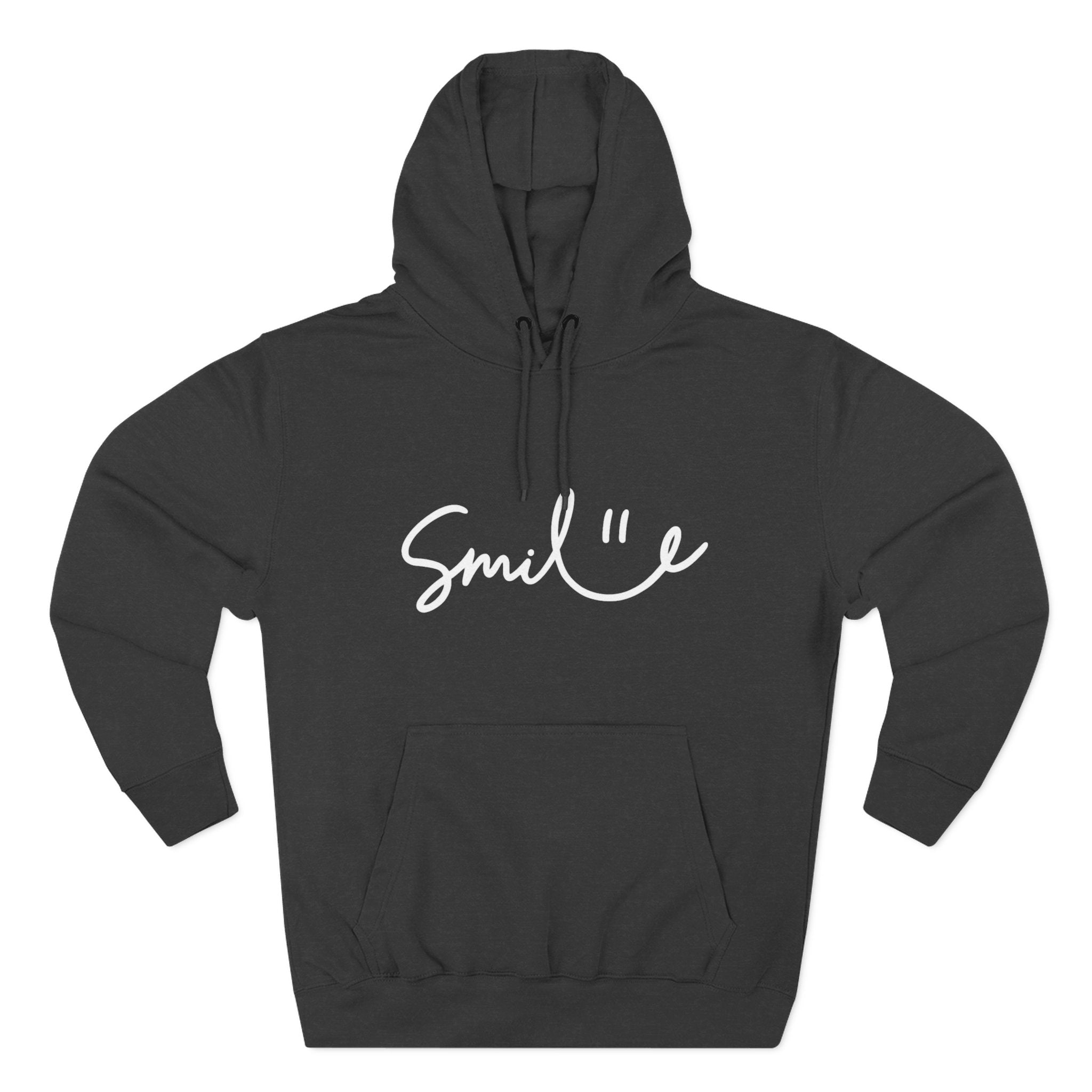 Smile Fleece Hoodie - Cozy and Stylish Pullover for Everyday Comfort