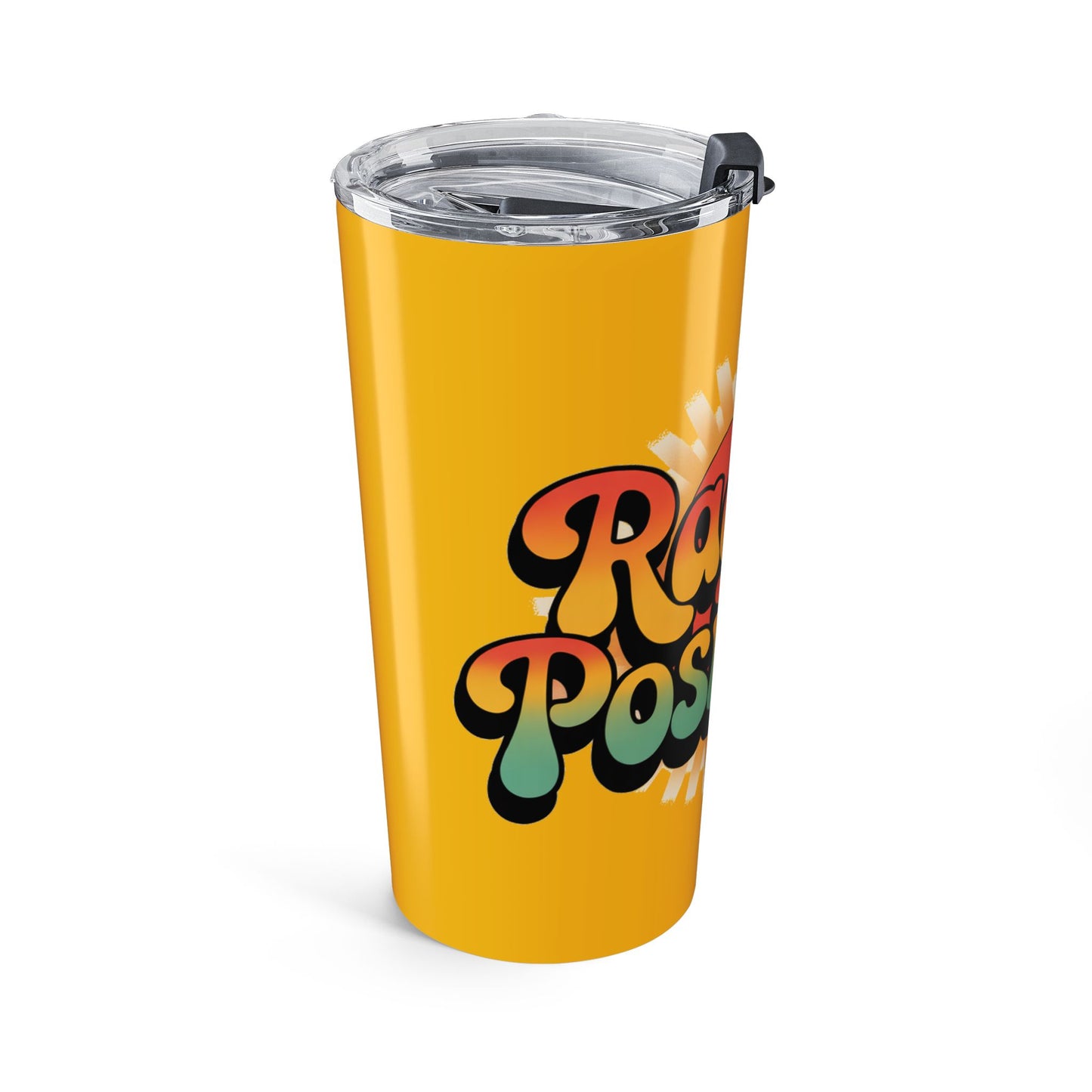 Yellow Radiate Positivity Tumbler 20oz