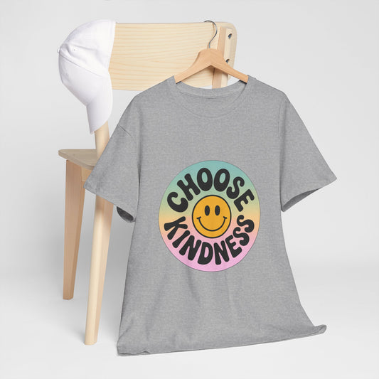 Choose Kindness Unisex Heavy Cotton Tee - Uplifting Graphic T-Shirt