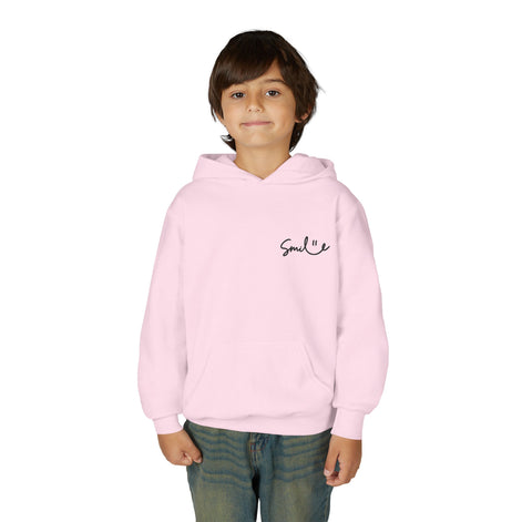 Smile Youth Hoodie - Cozy Heavy Blend Sweatshirt for Kids