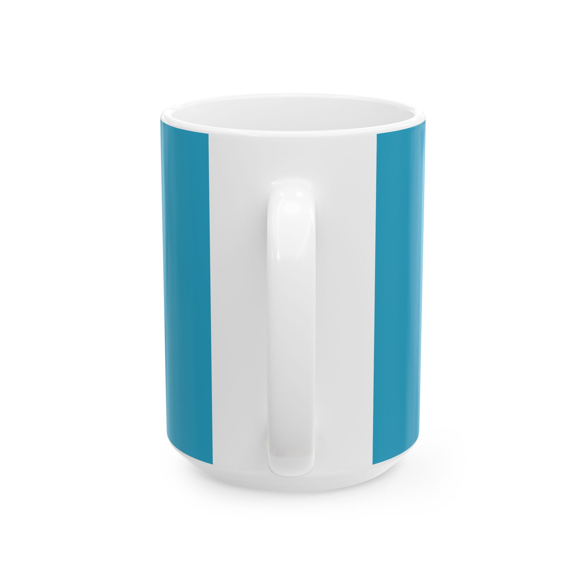 Turquoise Radiate Positivity Ceramic Coffee Mug,  11oz & 15oz