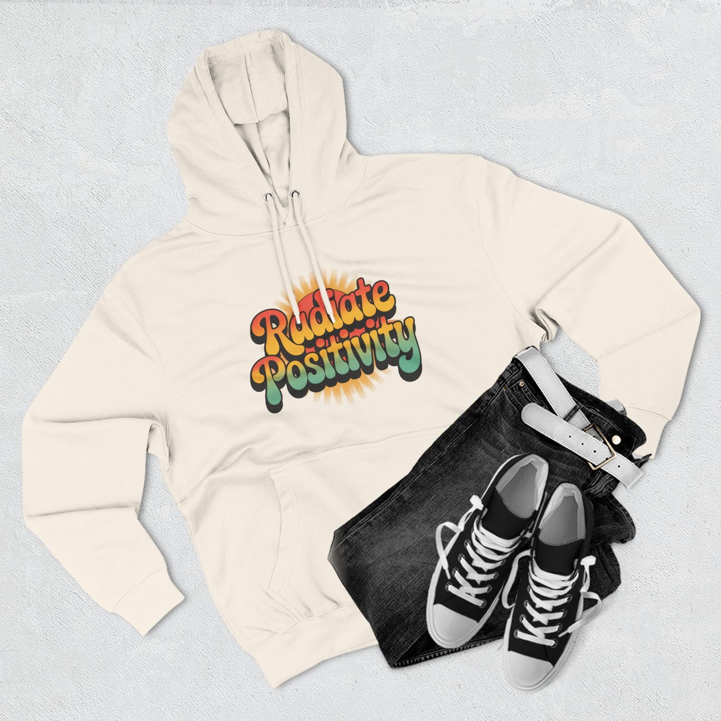 Radiate Positivity Fleece Hoodie