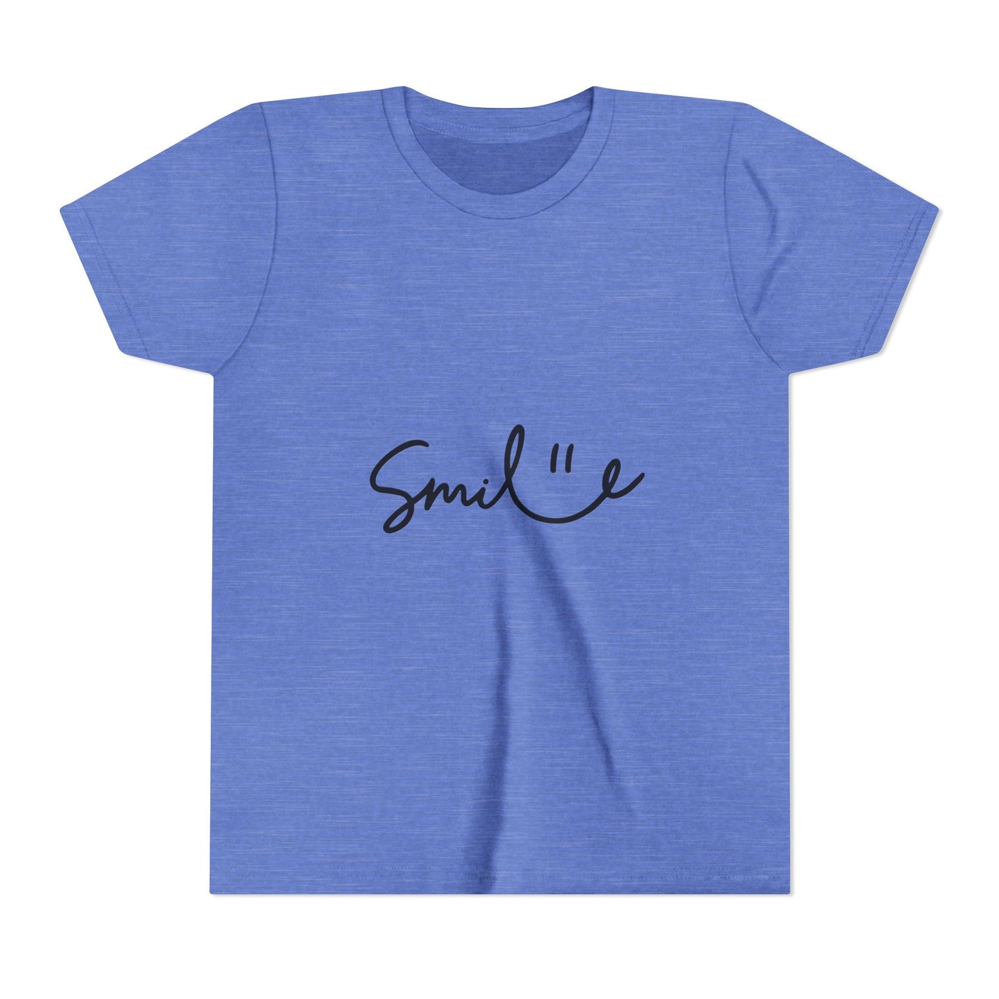 Smiley Youth Short Sleeve Tee - Positive Vibes for Kids