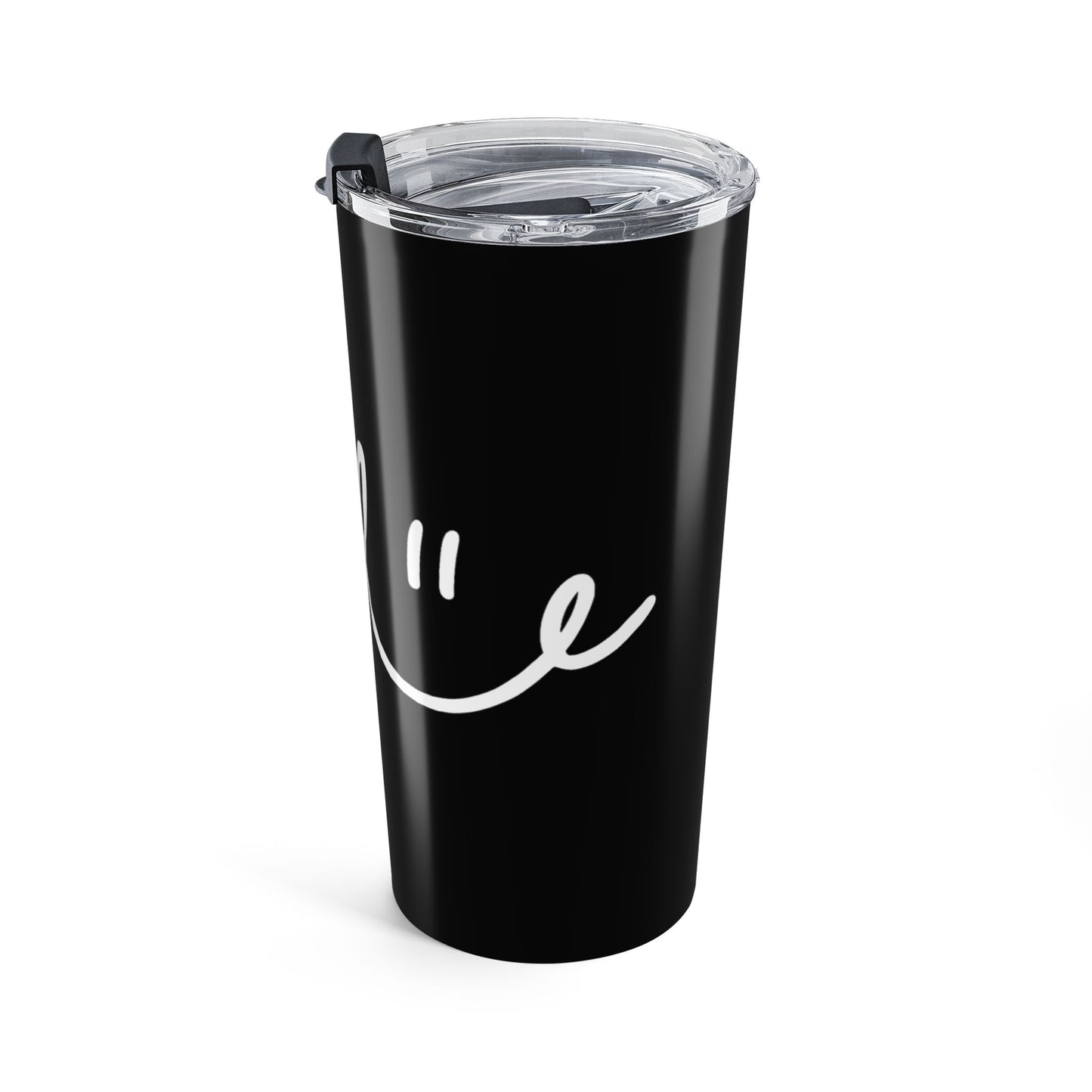 Black/White Smile 20oz Tumbler - Customizable Drinkware for Every Occasion