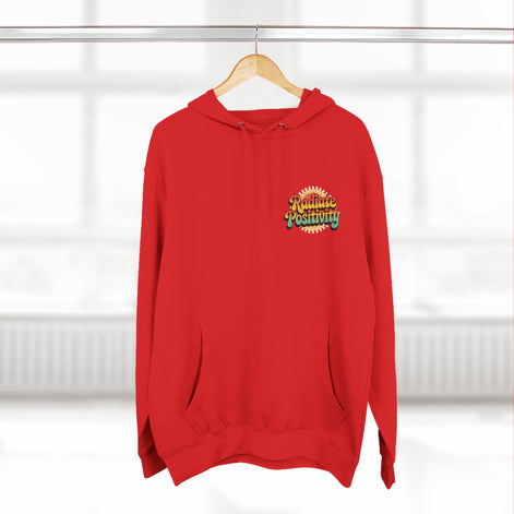 Radiate Positivity Three-Panel Fleece Hoodie