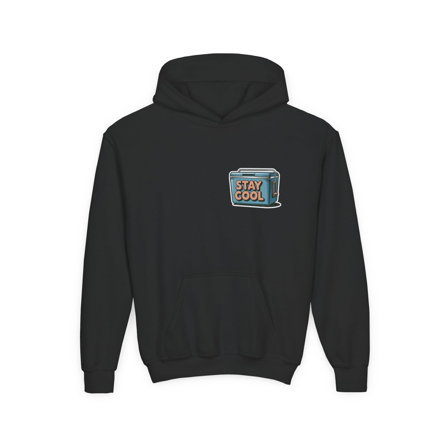 Youth Hooded Sweatshirt - Stay Cool Graphic