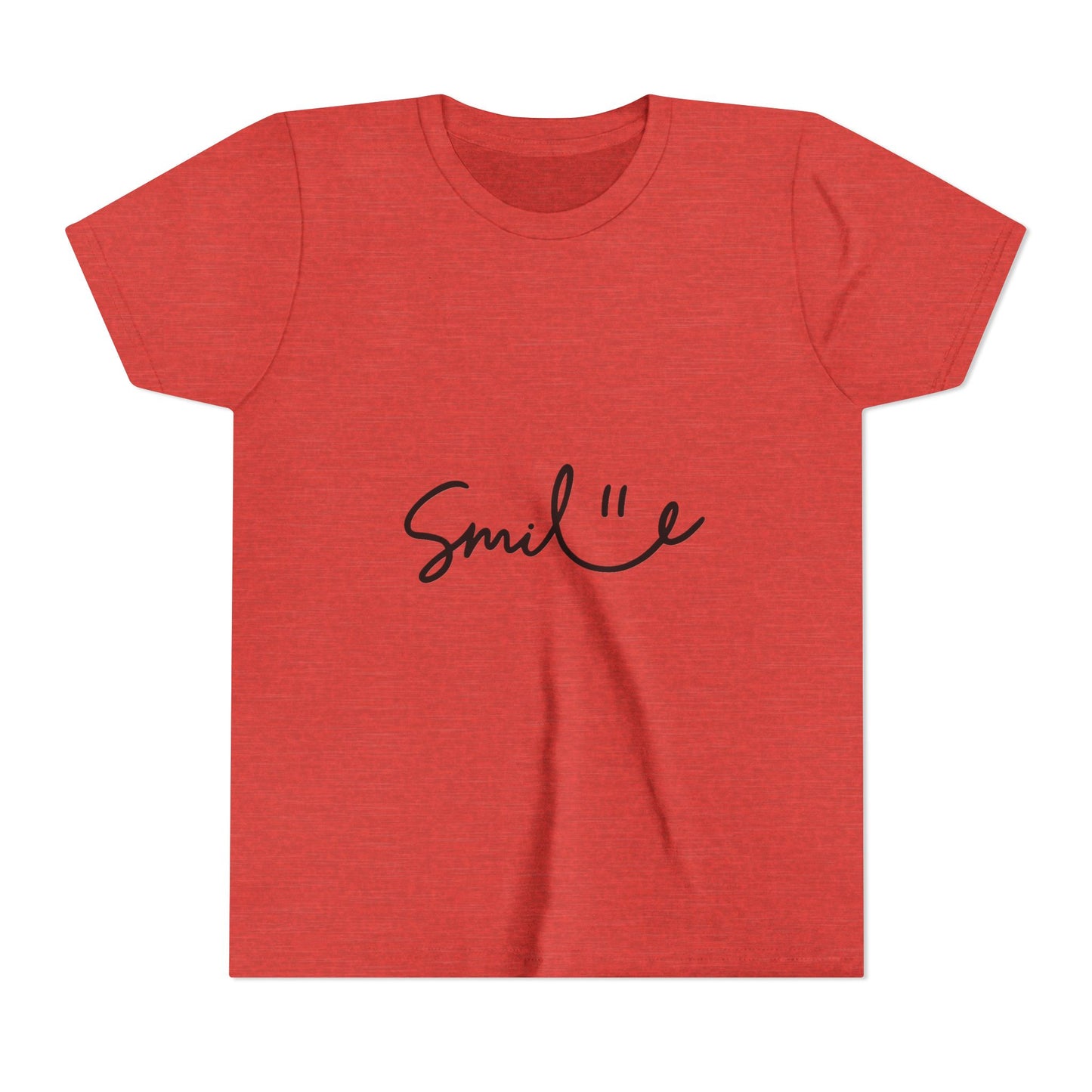 Smiley Youth Short Sleeve Tee - Positive Vibes for Kids