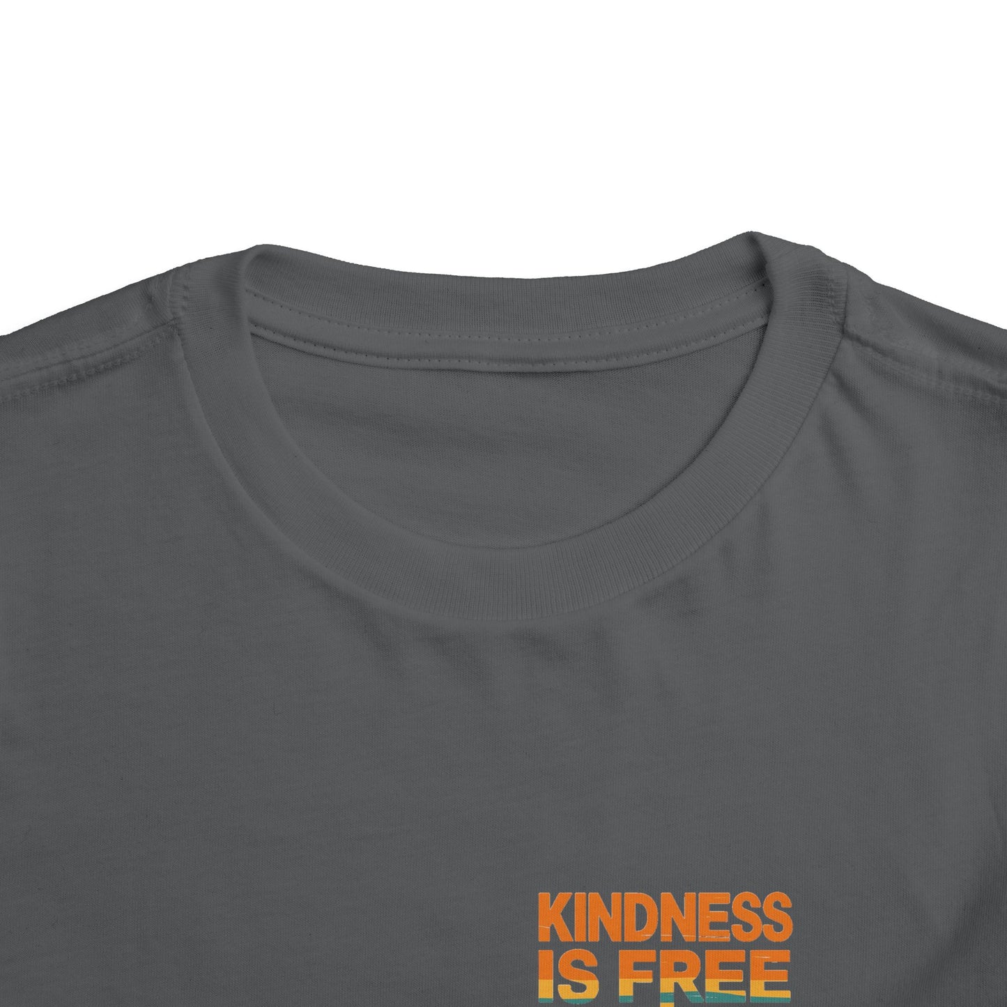 Toddler Short Sleeve Tee - Kindness Is Free Peace Design