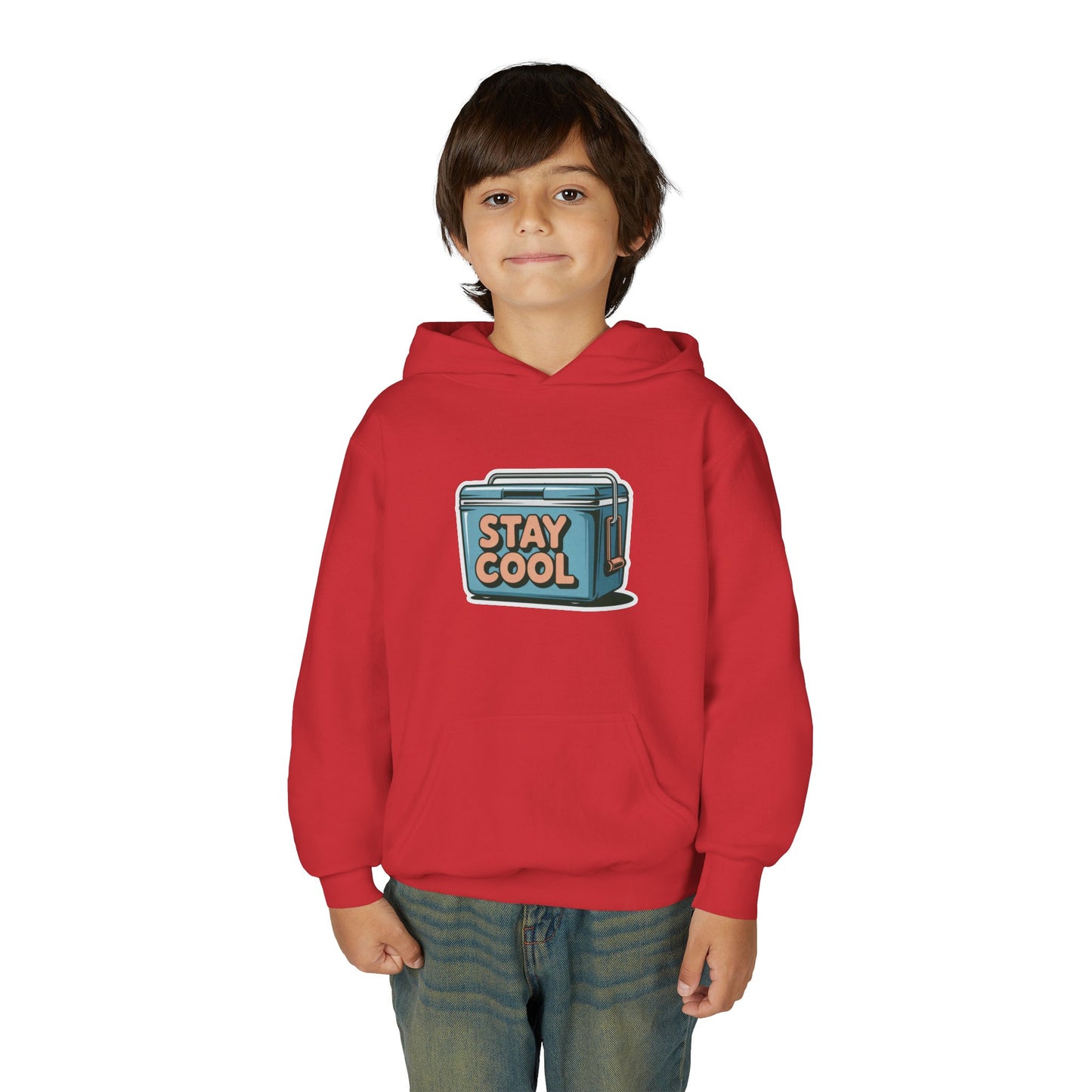 Youth Hooded Sweatshirt - Stay Cool Graphic
