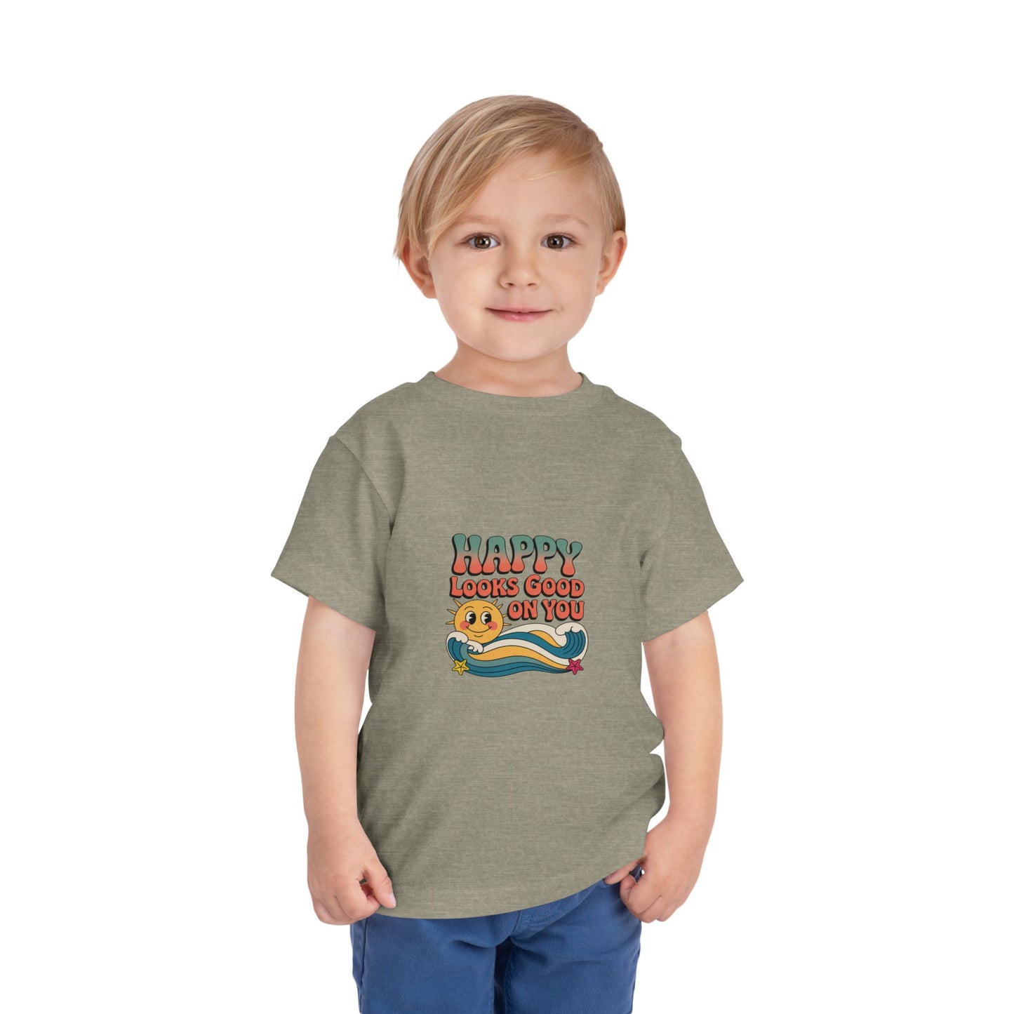 Happy Looks Good On You Toddler Tee