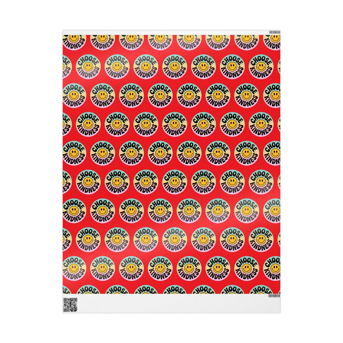 Red Choose Kindness Wrapping Papers