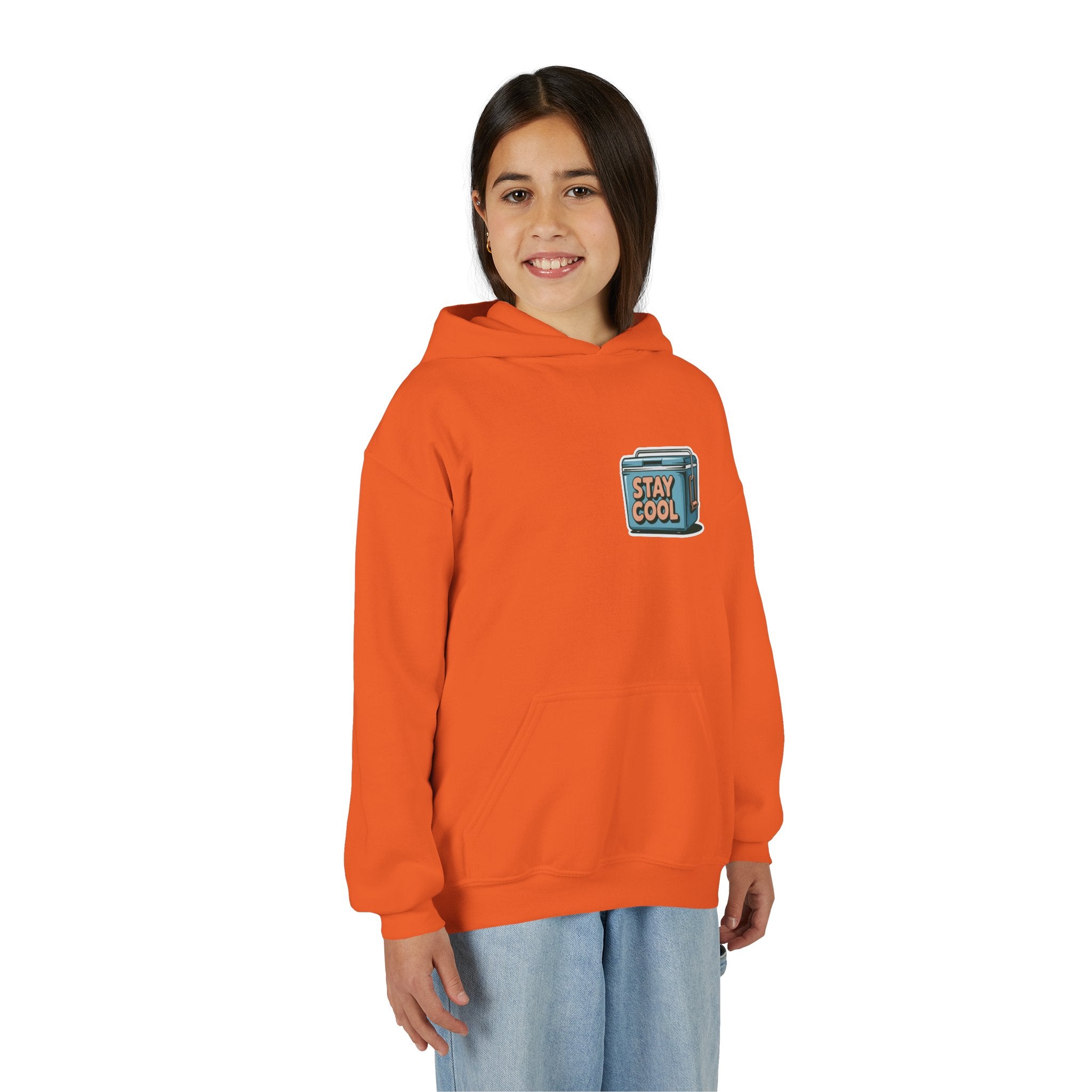 Youth Hooded Sweatshirt - Stay Cool Graphic