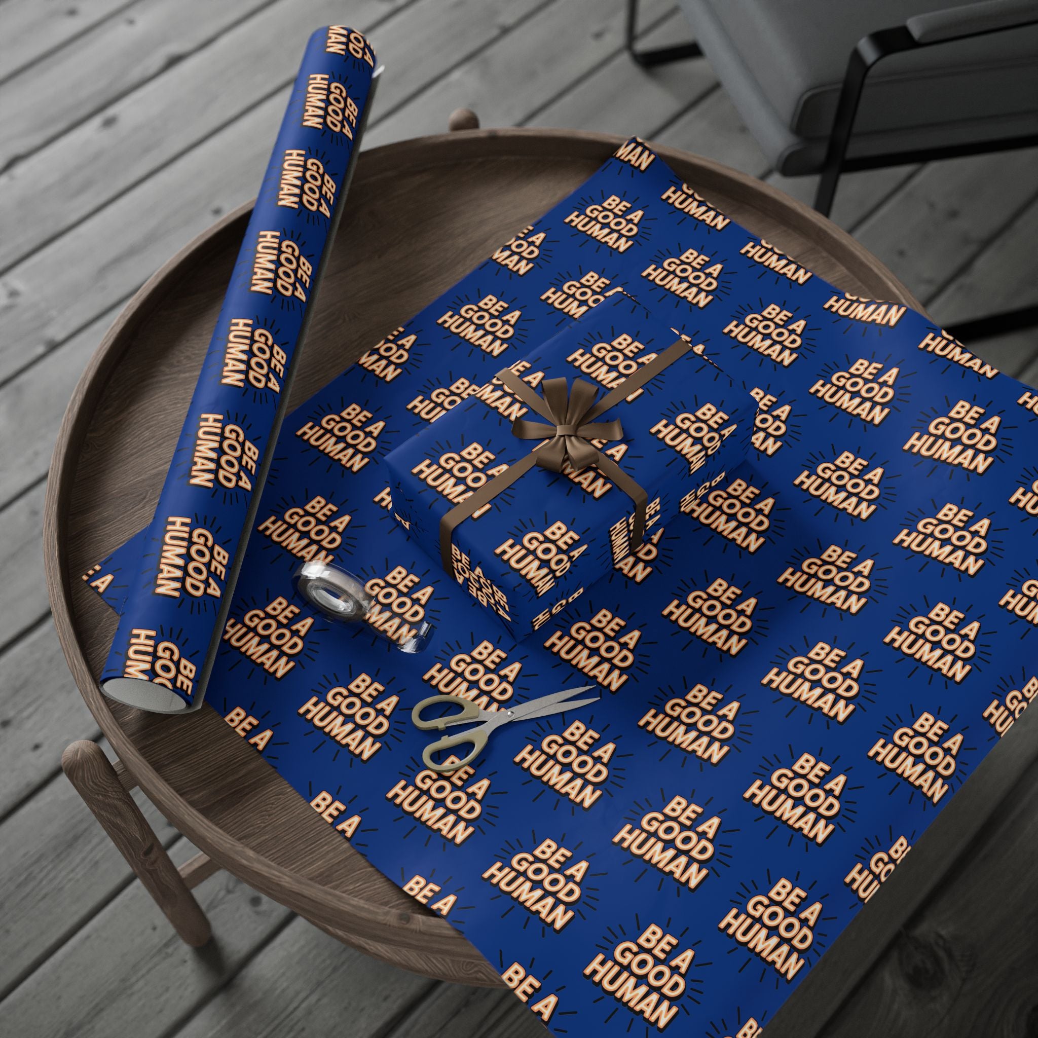 Be a Good Human Gift Wrap (Single Roll)
